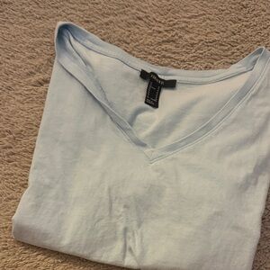 Forever 21 Soft Blue Tee